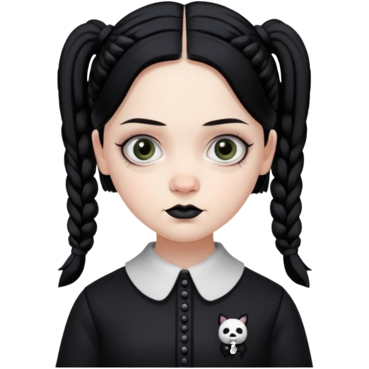 wednesday addams emoji