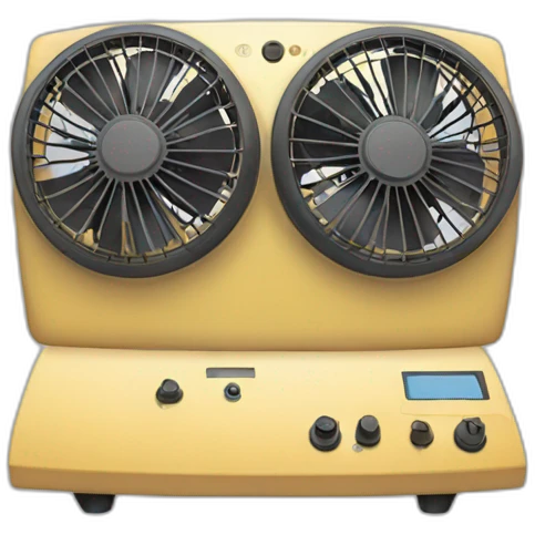 Desktop fan emoji