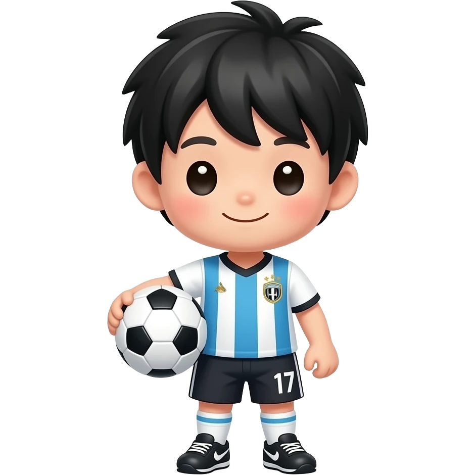 Help me create kawaii soccer boy black hair emotes for twitch more chibi emoji