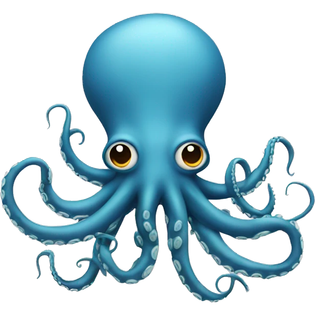 Octopus with human legs and a giraffe neck emoji