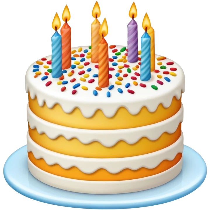 birthday cake emoji