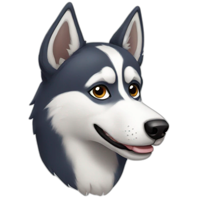 Husky emoji