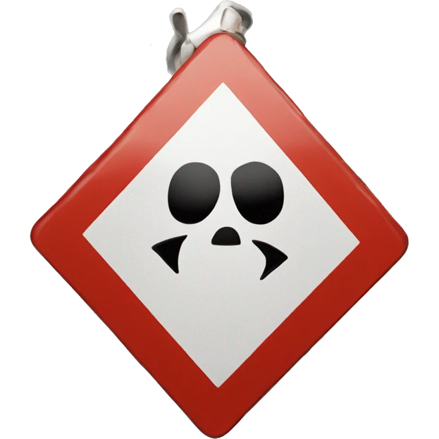 danger warning sign emoji