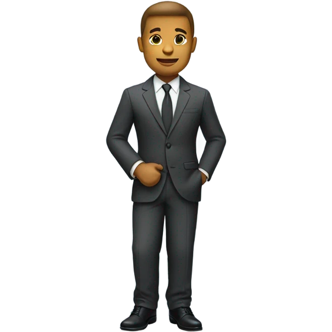 man with suit emoji