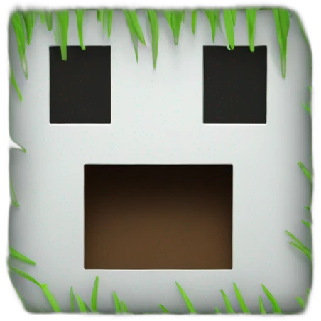 Minecraft grass emoji