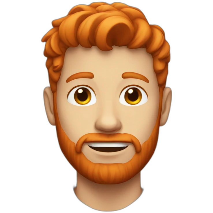 redhead guy emoji