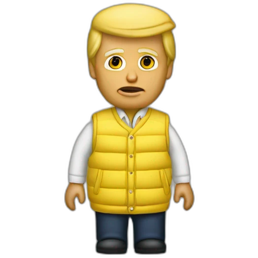 gilet jaune donald trump emoji