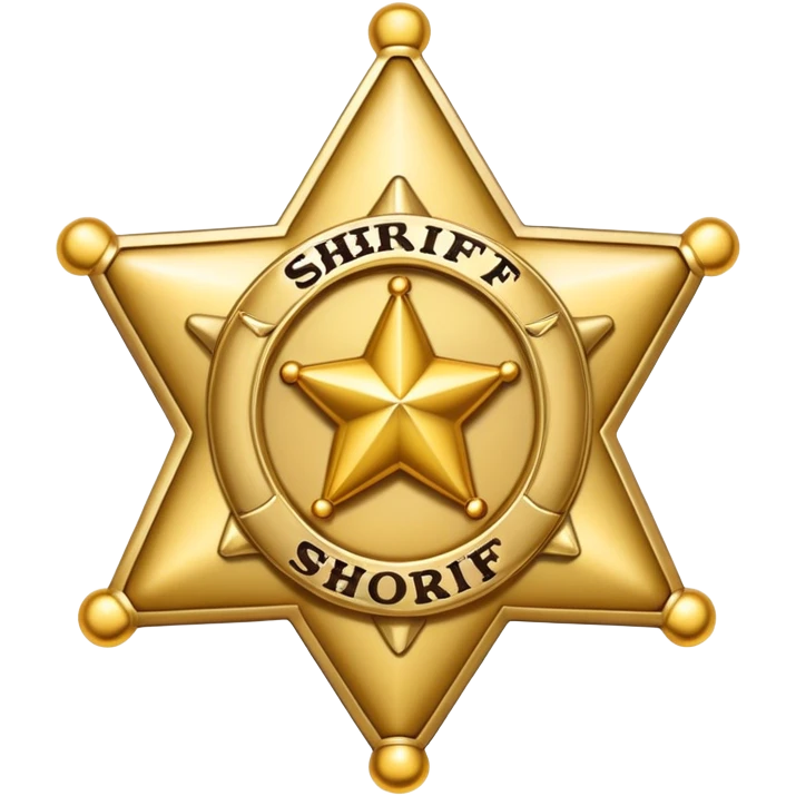 Sheriff major badge emoji  emoji