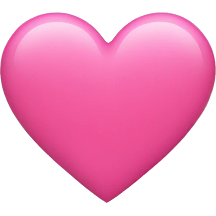 Pink heart emoji