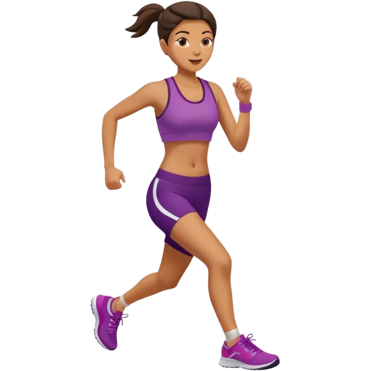 Morning Jogger woman emoji