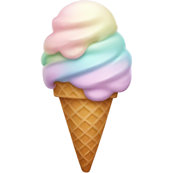 Pastel ice cream  emoji