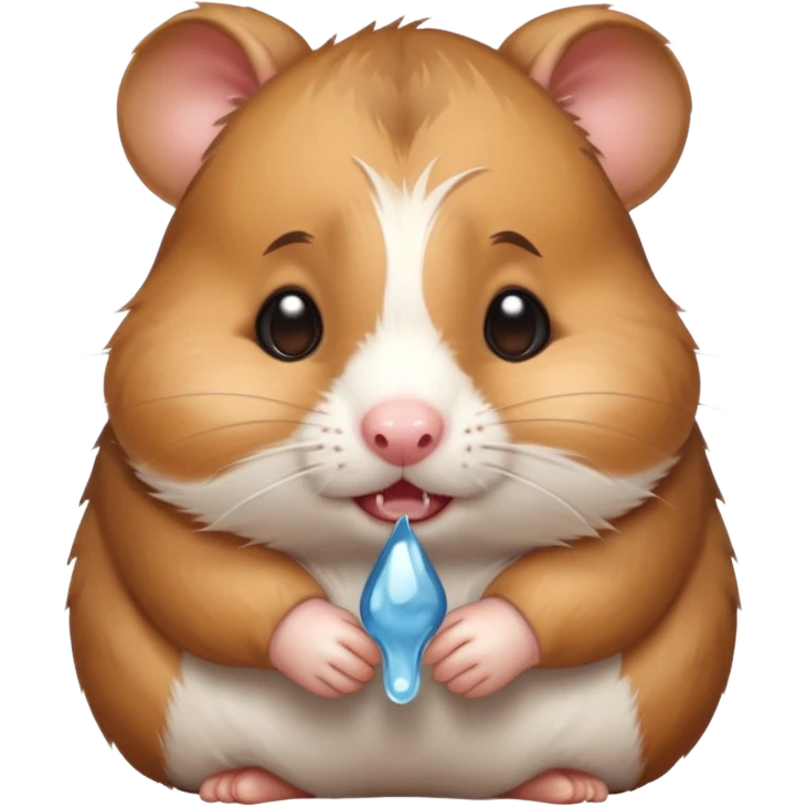 crying hamester emoji