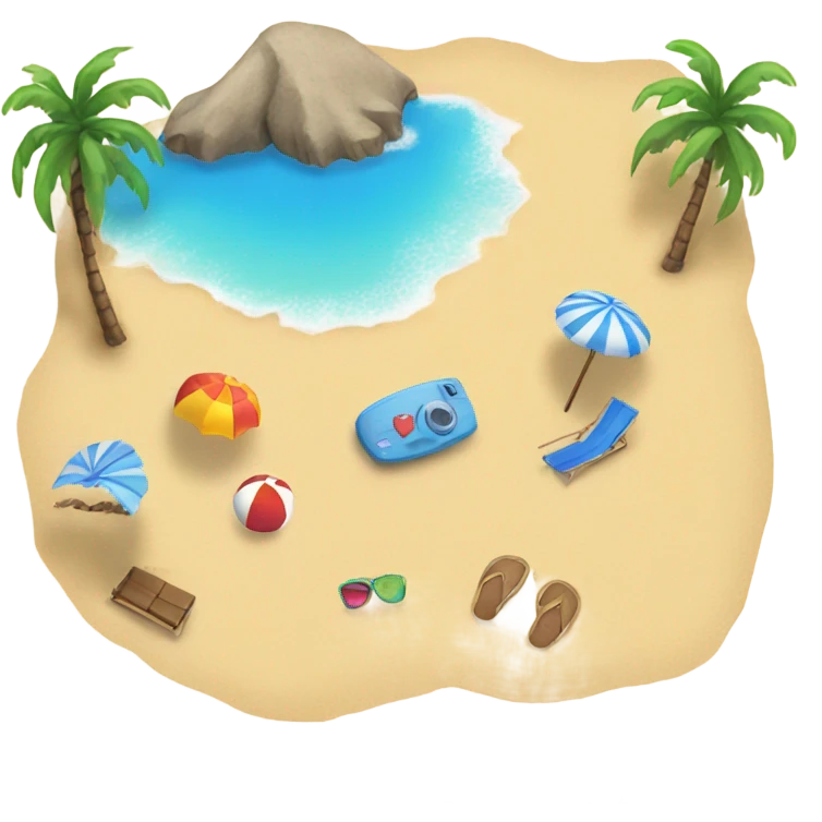 Beach emoji