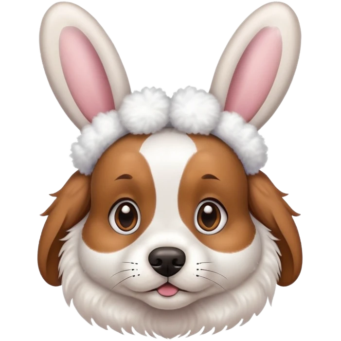 Easter dog emoji