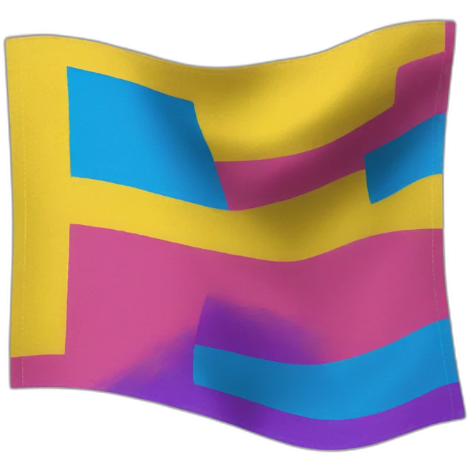 Pansexual pride flag emoji