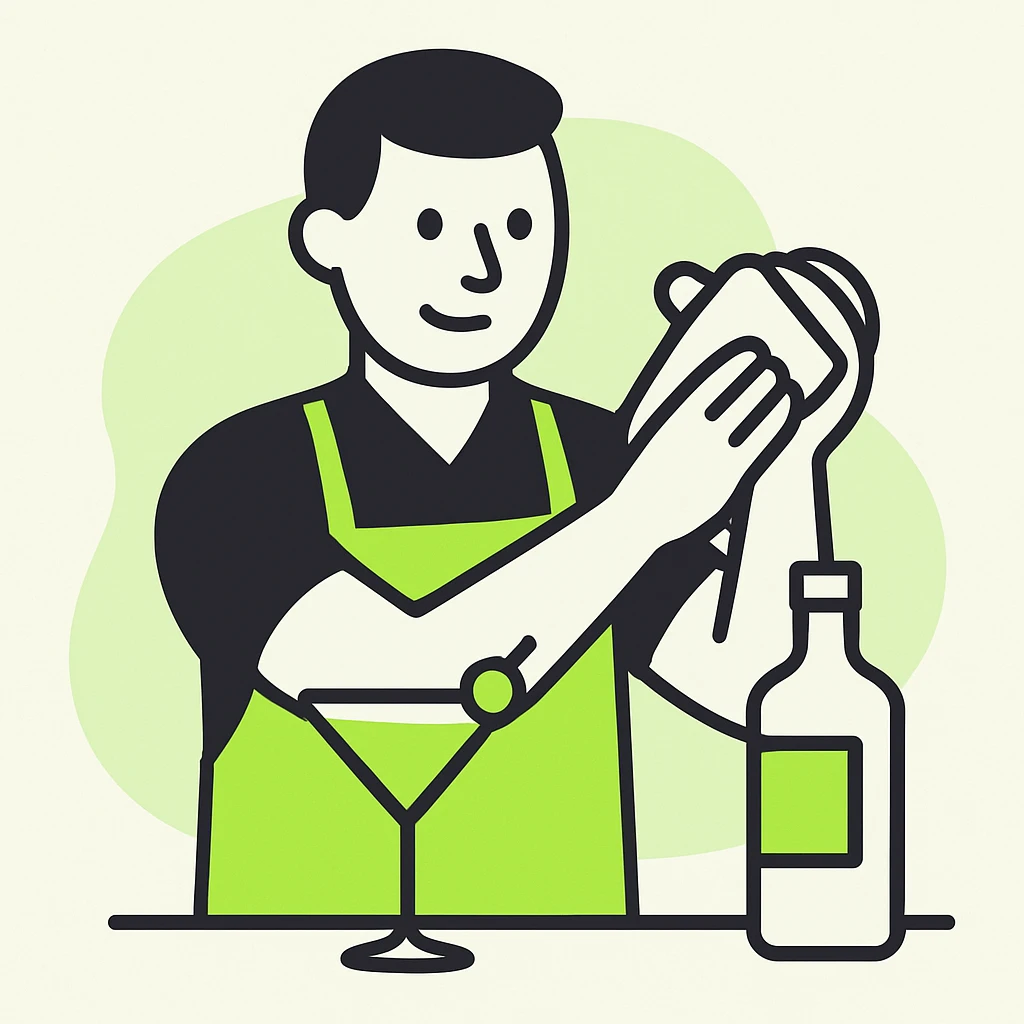 bartender mixing drinks emoji