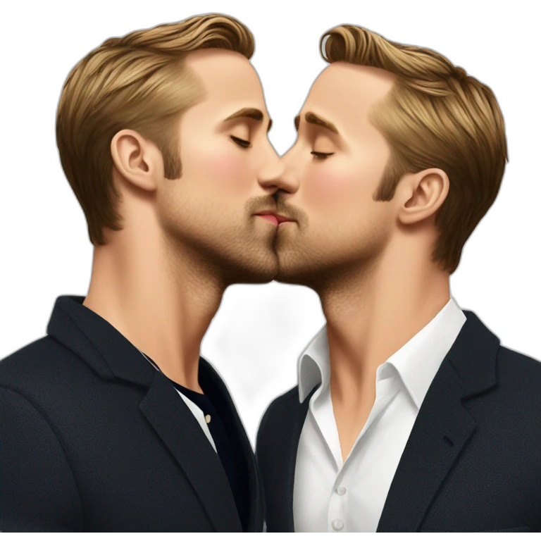 ryan gosling sending a kiss emoji