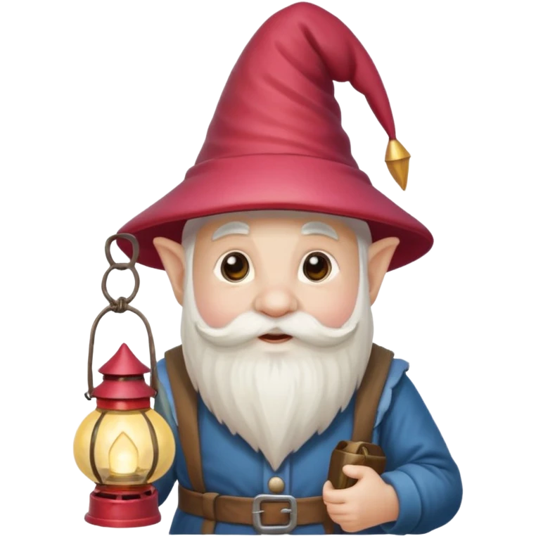 gnome with lantern emoji