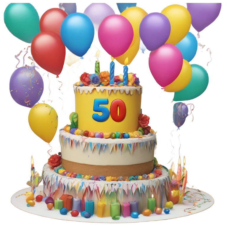 Happy 50th Birthday emoji