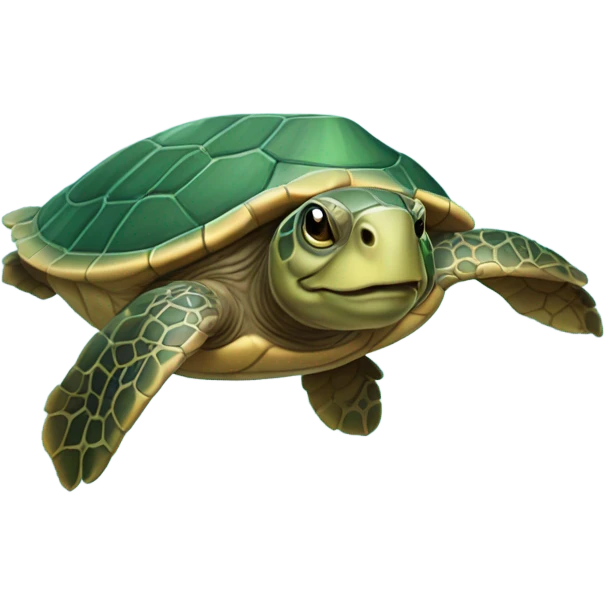 Swimming  turtle ￼ emoji