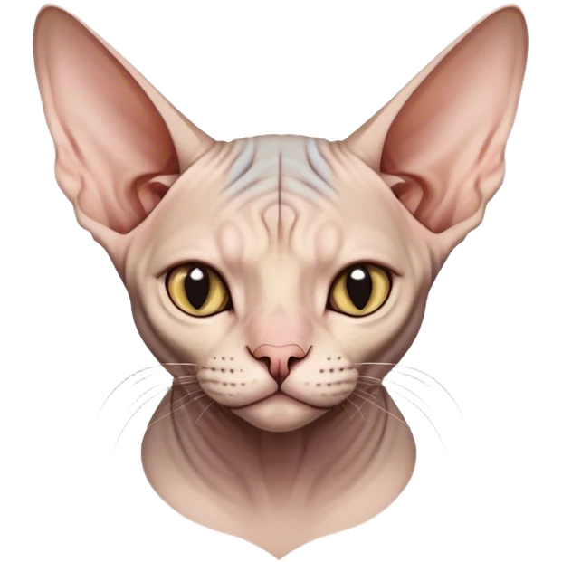 Sphnyx cat named haydes emoji