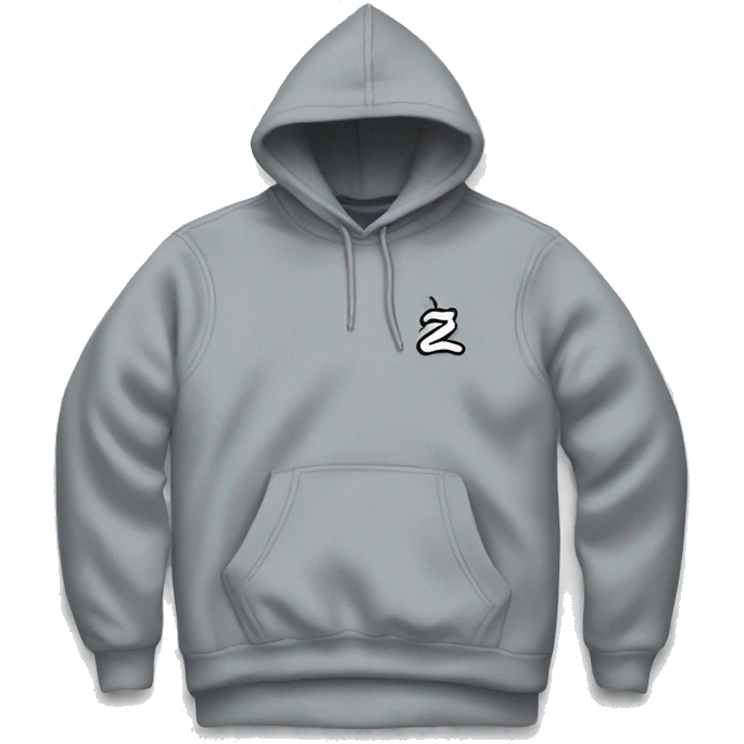 Gray Stussy Nike hoodie  emoji