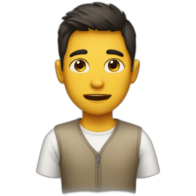 allergic boy emoji
