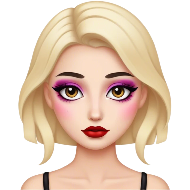 with make up emoji