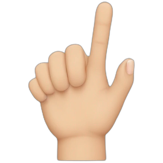 cutting finger emoji