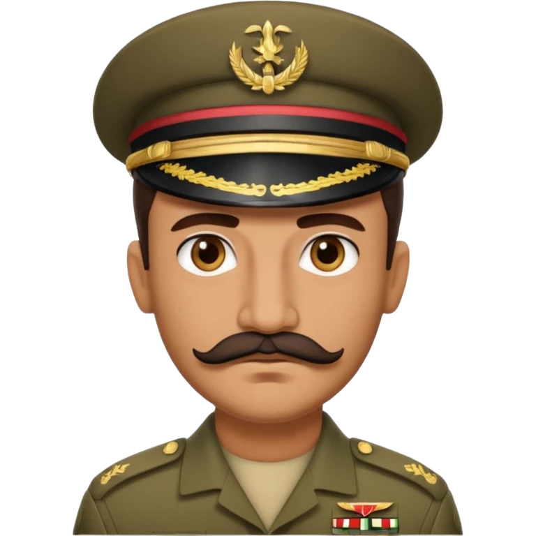 Arab 1984 soldier face emoji