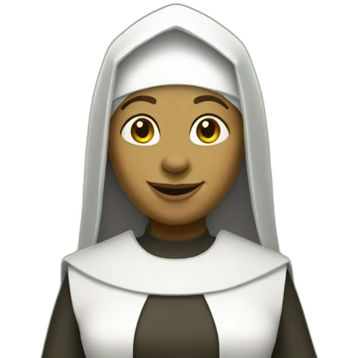 Shrek Nun happy emoji