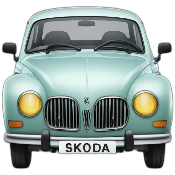Škoda auto emoji