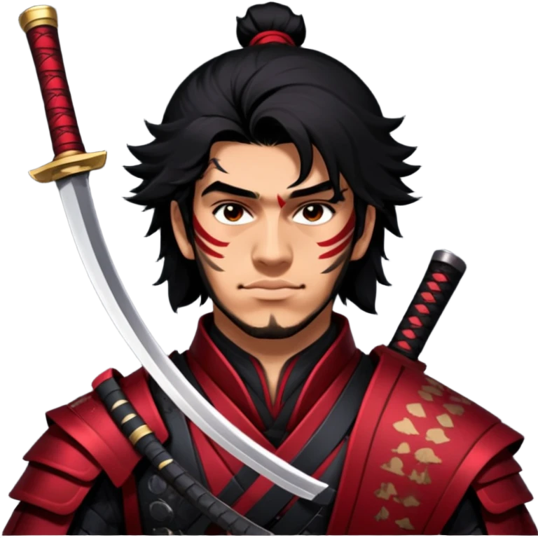 Fierce Samurai emoji