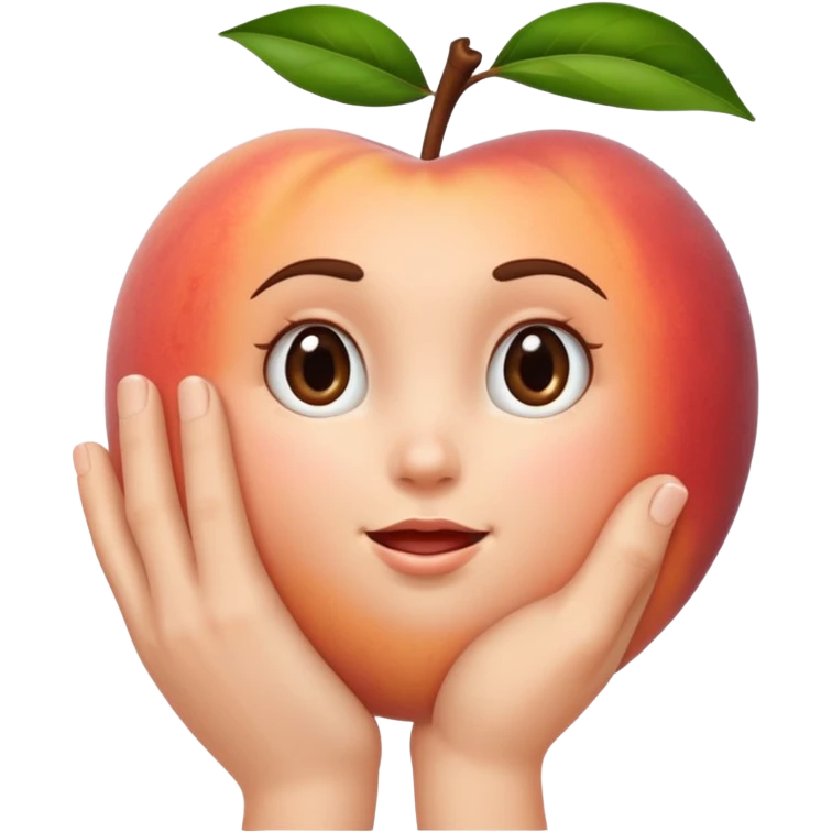 🍑+ slap emoji