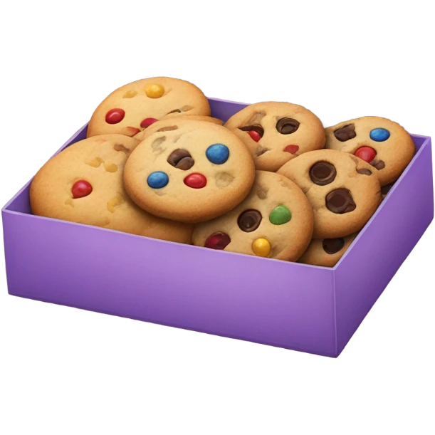crumbl cookie box emoji