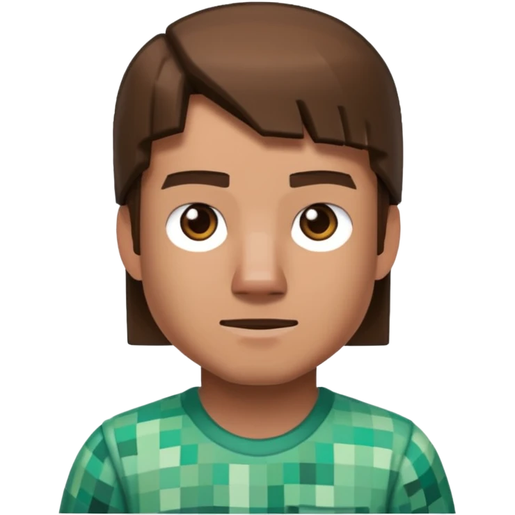 Steve from Minecraft emoji