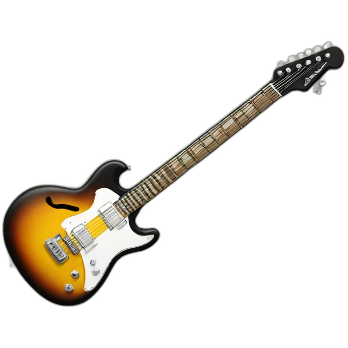Electric guitar emoji