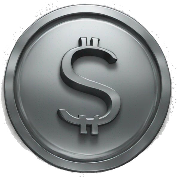 Steel dollar sign  emoji