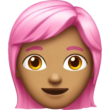 Pink  emoji