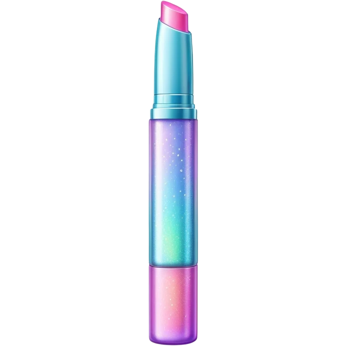 1990’s sparkly lip gloss tube emoji