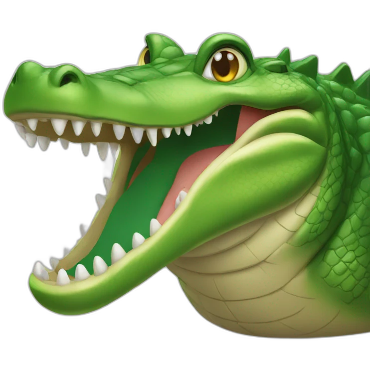 Crocodile chat emoji