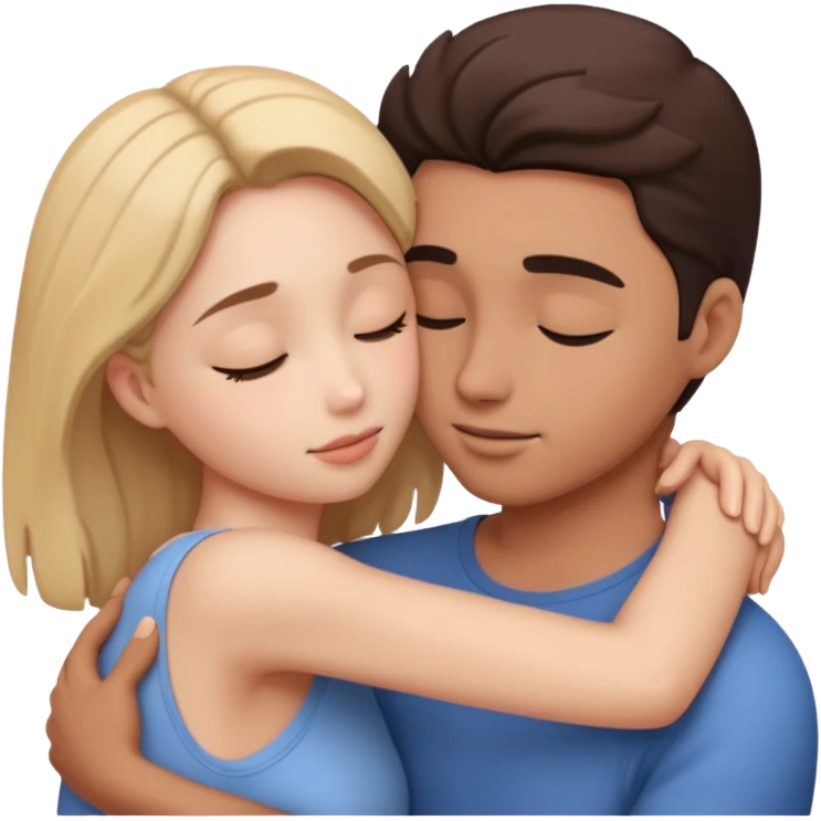 intimate moment between lovers emoji