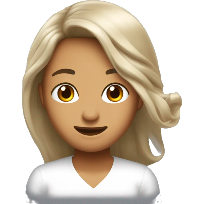 innamorati lui binondo le capelli marroni alla spalla emoji