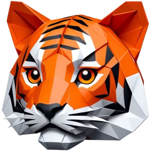 origami tiger emoji