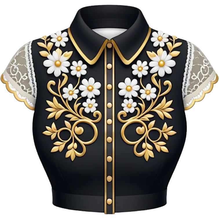 decorative shirt collar emoji