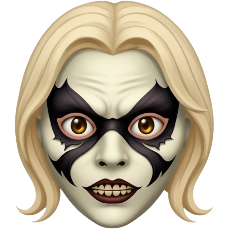 horror masked woman emoji