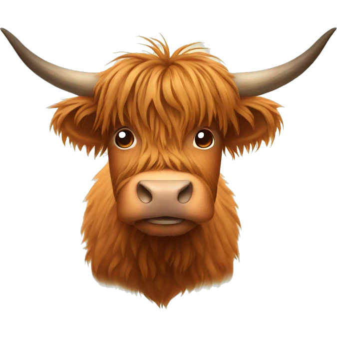 Highland cow emoji