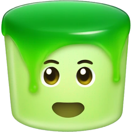 green gelatin emoji
