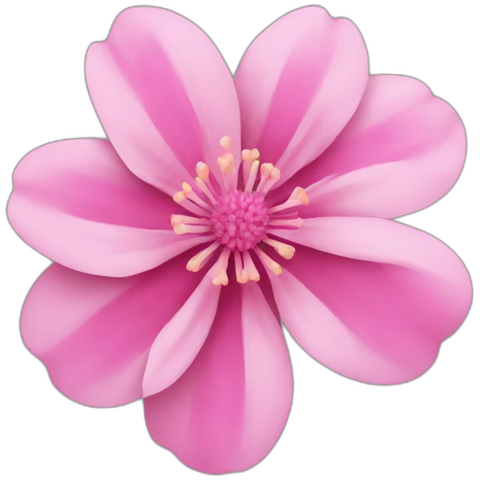 pink flower emoji