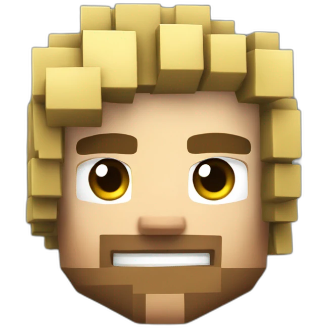 Minecraft player emoji